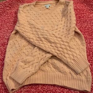 Croft&Barrow orange sweater size medium